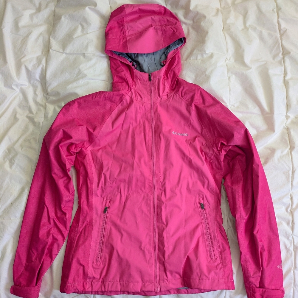 Columbia | Women's Hooded Rain Jacket / Size: S / Pink